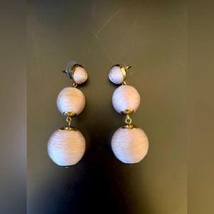 BaubleBar Sugarfix dangly earrings, light pink